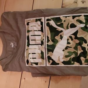 Mens puma tshirt camo